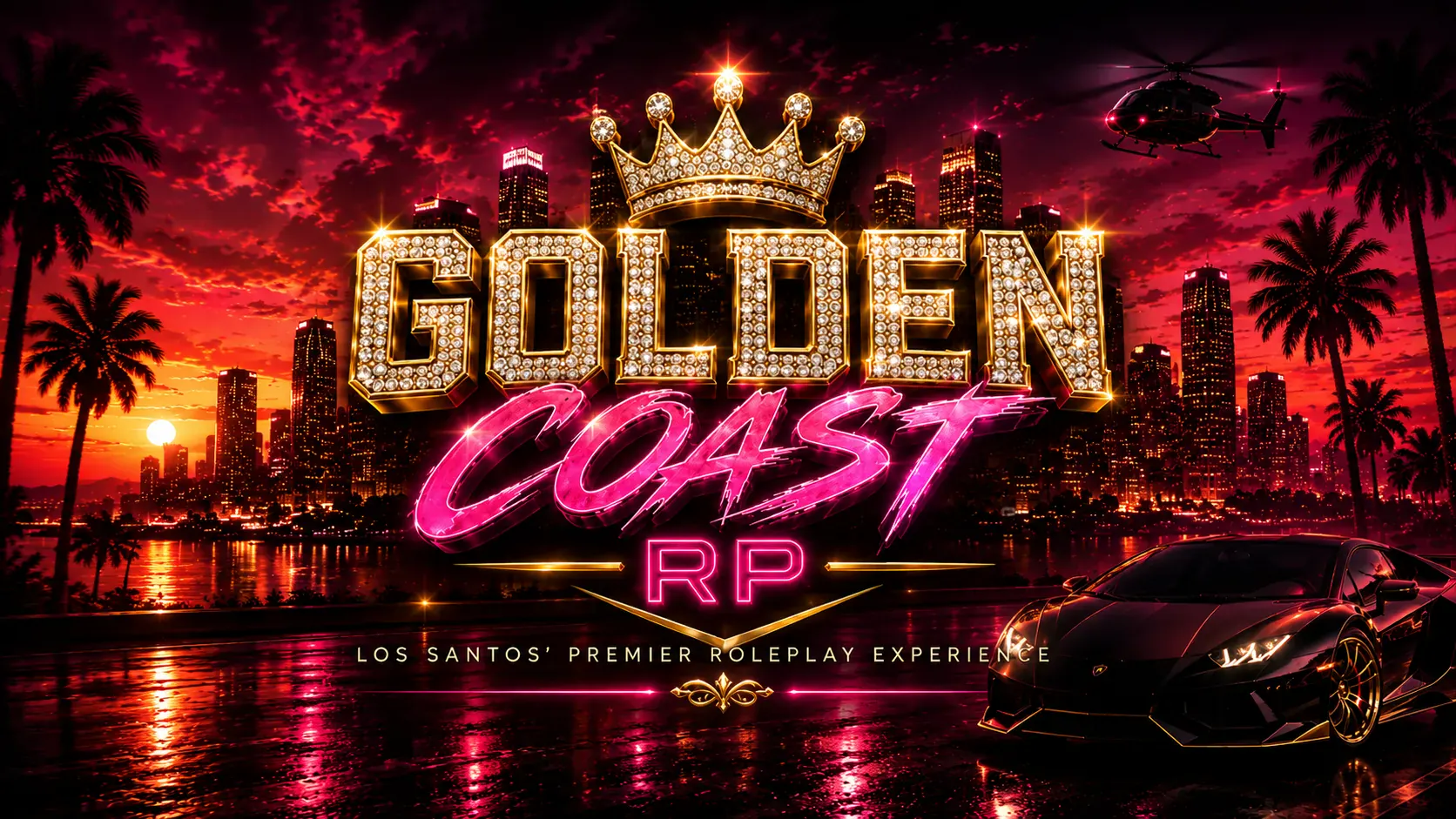 Golden Coast city skyline